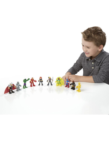 Conjunto de Superhéroes Marvel Playskool 10 Figuras 6.35 cm