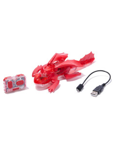 Dragón Robótico Control Remoto HEX BOTS Rojo 25x6cm