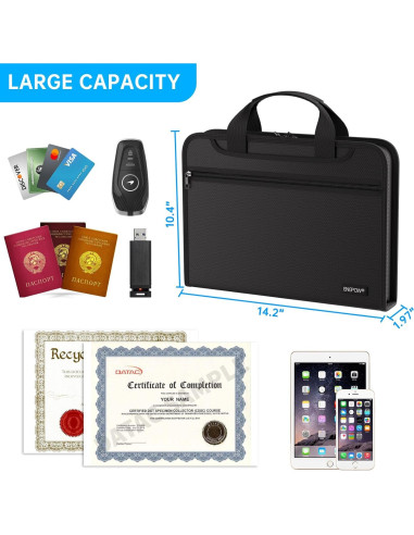 Carpeta Organizadora a Prueba de Fuego ENGPOW 36.1x26.4cm