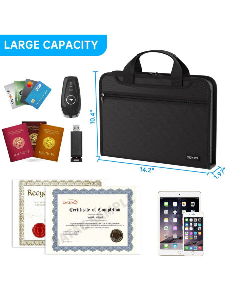 Carpeta Organizadora a Prueba de Fuego ENGPOW 36.1x26.4cm