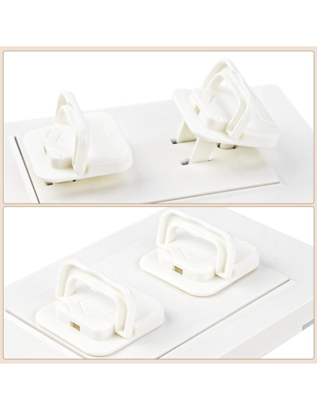 30 Cubiertas de Enchufe de Seguridad para Bebés - ABS Blanco