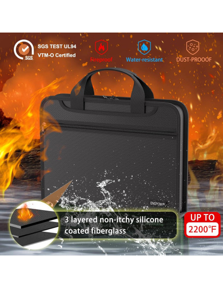 Carpeta Organizadora a Prueba de Fuego ENGPOW 36.1x26.4cm