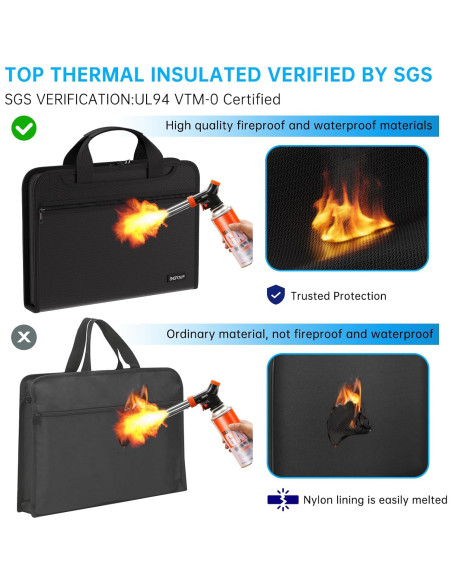 Carpeta Organizadora a Prueba de Fuego ENGPOW 36.1x26.4cm