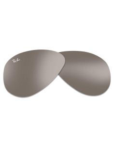 Lentes Ray-Ban RB3025 55mm Gris Bi-espejo + Kit Cuidado