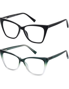 Gafas de lectura LKEYE ojo de gato fotoquímicas 4.0D 2