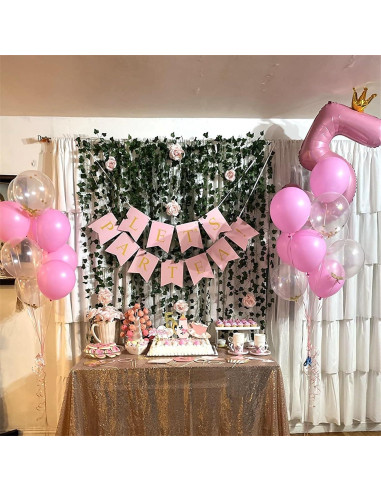 Globo de Número 6 Rosa Claro 101,6 cm para Fiestas