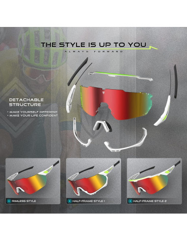 Gafas de sol ATTCL UV 400 para ciclismo y deportes al aire libre