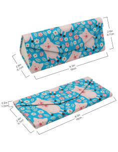 Estuche de Gafas Real Sic - Cuero Vegano 16x6.8cm 2