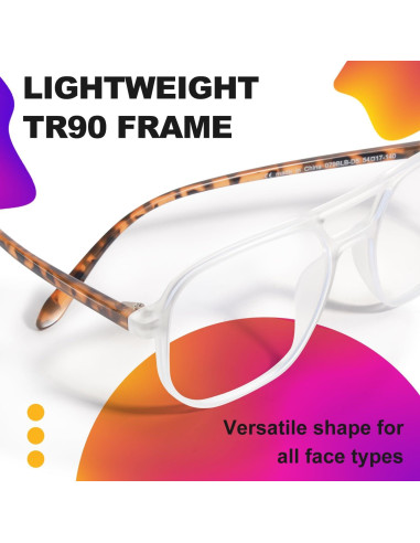 Gafas VISOONE Marion Bloqueo Luz Azul Unisex Ligeras