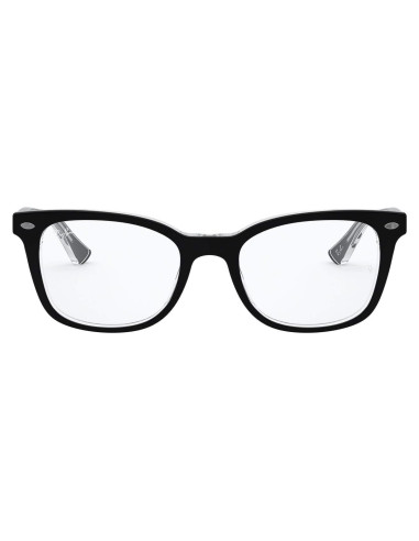 Gafas Recetadas Ray-Ban Rx5285 Cuadradas 53mm Negro Transparente