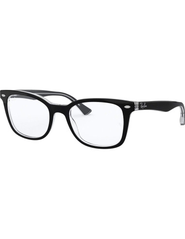 Gafas Recetadas Ray-Ban Rx5285 Cuadradas 53mm Negro Transparente