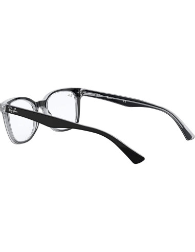 Gafas Recetadas Ray-Ban Rx5285 Cuadradas 53mm Negro Transparente
