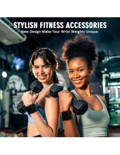 Conjunto de Pesas Ajustables Sdoap 0.9kg para Muñeca y Tobillo 2