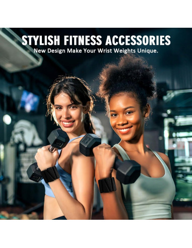 Conjunto de Pesas Ajustables Sdoap 0.9kg para Muñeca y Tobillo