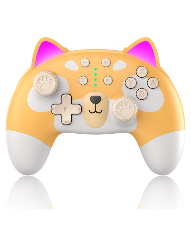 Controlador Pro Inalámbrico Perrito Lindo para Switch y PC