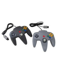 2 Controladores Clásicos Loner para N64 Cableados 1.8m