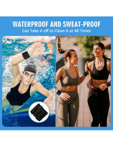 Conjunto de Pesas Ajustables Sdoap 0.9kg para Muñeca y Tobillo