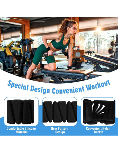 Conjunto de Pesas Ajustables Sdoap 0.9kg para Muñeca y Tobillo