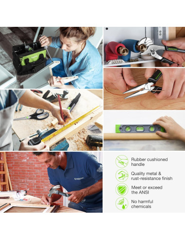 Conjunto de Herramientas Workpro 157 Piezas con Taladro 20V