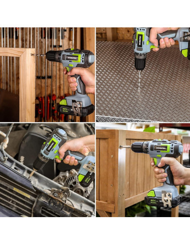 Conjunto de Herramientas Workpro 157 Piezas con Taladro 20V