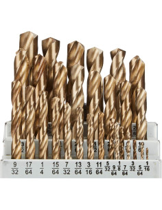 Juego de 29 Brocas de Óxido Dorado Bosch GO29 con Estuche 2