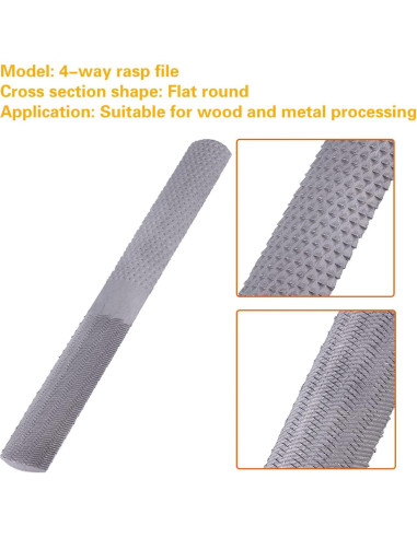 Lima de Madera 4 Vías Chazcool Ergonómica 200x23mm