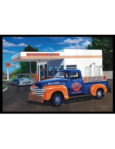 Kit Modelo 1950 Chevy Pickup Union 76 Escala 1:25 2