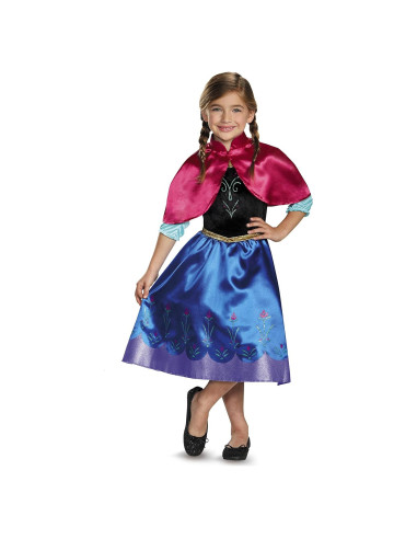Disfraz Disney Anna Clásico Viaje Niña 4-6 Años