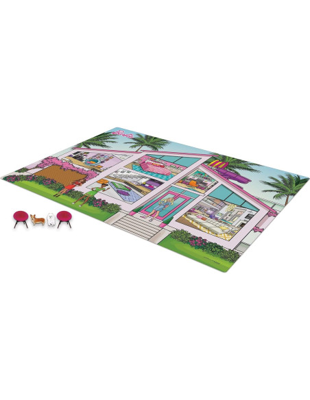 Alfombra de Juego Jumbo Barbie 119x154 cm con Accesorios