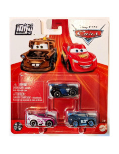 Paquete de 3 Mini Corredores Disney Cars Mattel 2