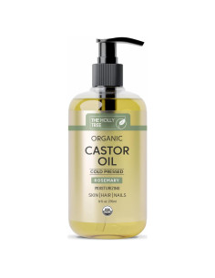 Aceite de Ricino Orgánico 266 ml The Holly Tree - Infusionado con Romero