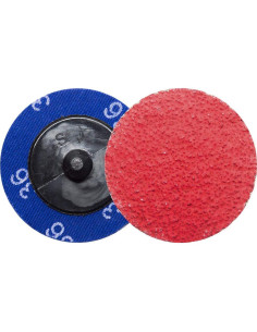 Discos de Lijado Cerámicos 2" Benchmark Abrasives 24 Grano - Paquete de 25 2