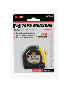 Cinta Métrica Performance Tool W5006 6 pies 1.83m Negra 2