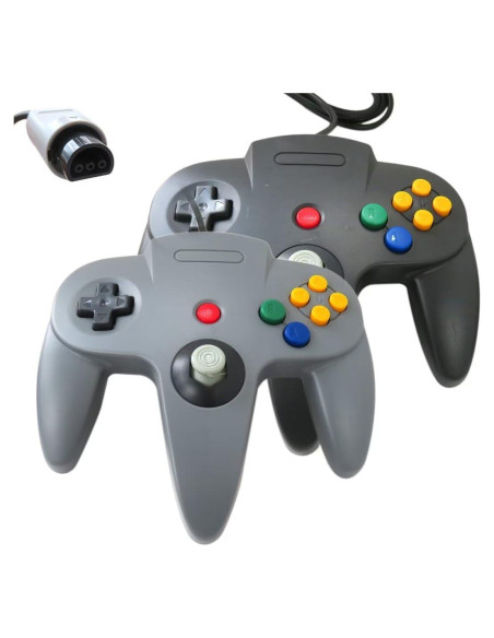 Controlador Joystick Clásico Loner para Nintendo 64 - 2 Pack