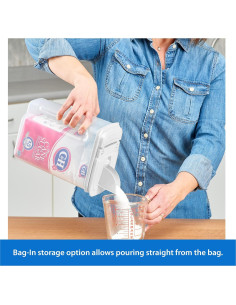 Contenedor Almacenamiento Alimentos Buddeez 3.5 QT Transparente 2