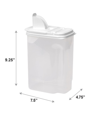 Contenedor Almacenamiento Alimentos Buddeez 3.5 QT Transparente