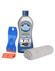 Limpiador de Cocina Bar Keepers Friend 385 ml + Paño y Raspador