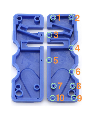Afilador de cuchillos Enyolidimk mini piedra portátil 7,6 cm