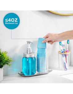 Dispensador de Enjuague Bucal VITVITI 450ml con Soporte 2