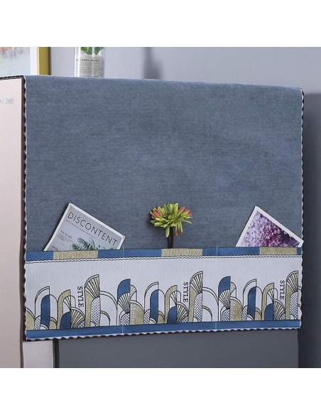 Cubierta de Polvo para Refrigerador YUZHANGHE Gris 170x60 cm