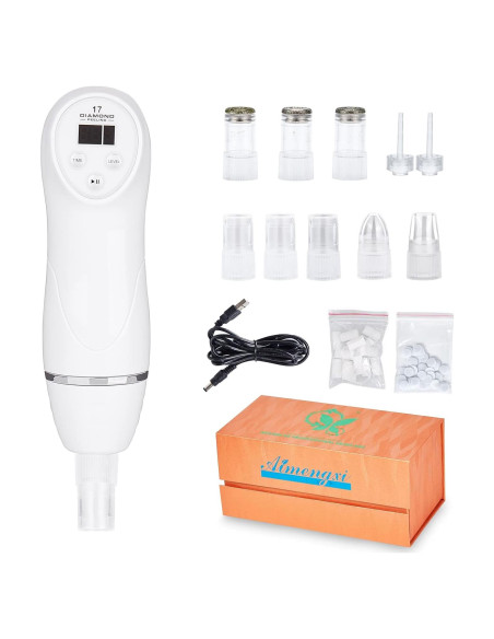 Máquina de Microdermoabrasión Diamante AIMENGXI USB 8 Probetas