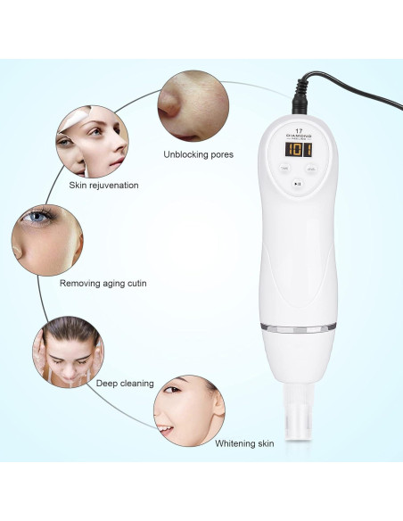 Máquina de Microdermoabrasión Diamante AIMENGXI USB 8 Probetas