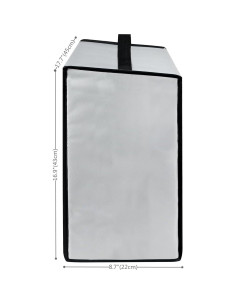 Funda de Nylon Resistente al Agua Ninja SP151 - Gris Plateado 2