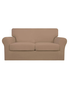 Funda de Sofá Elástica Easy-Going 3 Piezas Camello Mediana