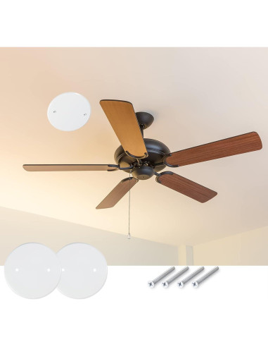 4 Placas de Cubierta de Techo Metal Jicoyin 12,7 cm Blancas