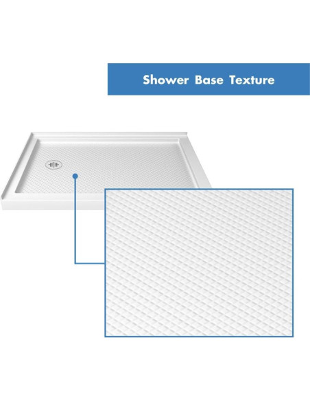 Base de Ducha DreamLine SlimLine 81x81 cm Doble Umbral Blanco