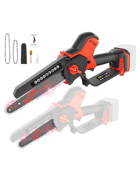 Mini Motosierra Inalámbrica TAIRDA 800W 2-en-1 8" y 6"