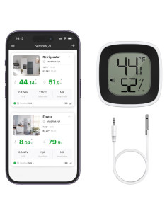 Termómetro de Refrigerador AMIR Bluetooth con Alarma 1.5m