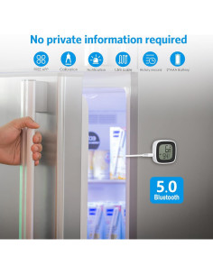 Termómetro de Refrigerador AMIR Bluetooth con Alarma 1.5m 2