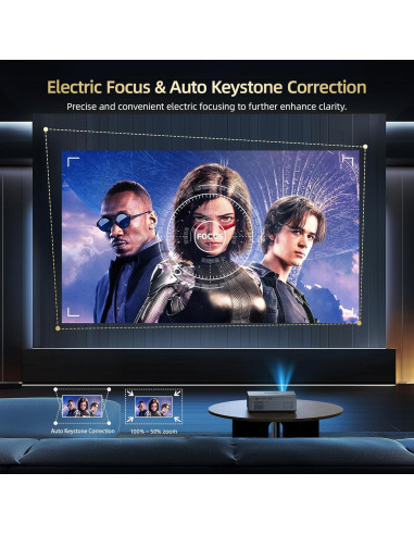 Proyector Inteligente OWNKNEW GC357 4K WiFi6 Bluetooth 1.35kg